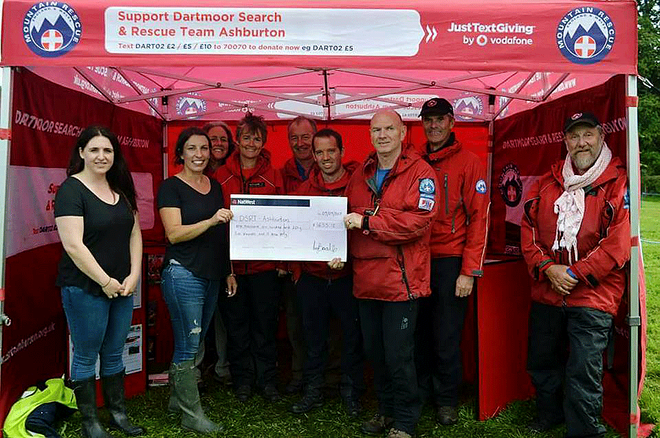 Donation from popular Dartmoor business vital for saving lives