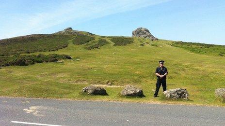 Tragedy at Haytor as woman and child fall to their death